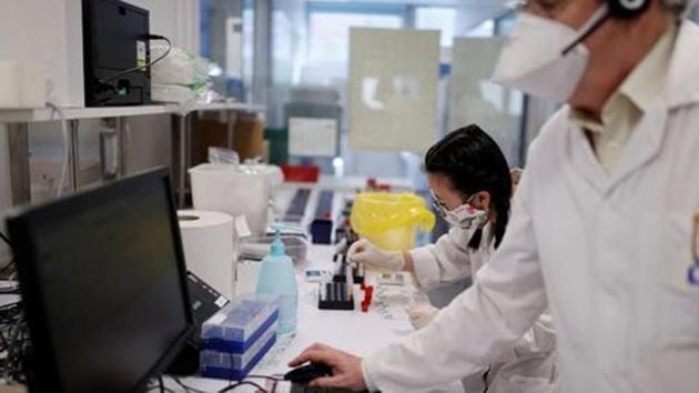 Japan conducted about 52,000 polymerase chain reaction (PCR) tests in March, or just 16% of the number carried out in South Korea, according to data from Oxford University.(Reuters file photo)