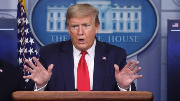 A $19 billion bailout package for farmers hurt financially by the coronavirus crisis was announced by US President Donald Trump. (REUTERS) A $19 billion bailout package for farmers hurt financially by the coronavirus crisis was announced by US President Donald Trump. (REUTERS)