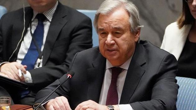 Secretary General of the United Nations Antonio Guterres salutes countries helping others in the global fight against the Covid-19 (REUTERS) Secretary General of the United Nations Antonio Guterres salutes countries helping others in the global fight against the Covid-19 (REUTERS)