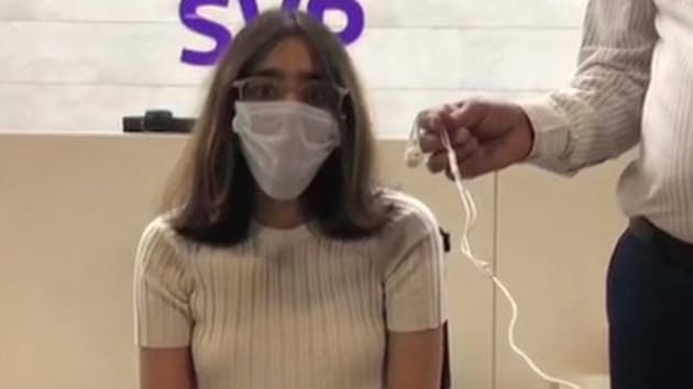 On the day the woman left the hospital, the western state reported its highest single-day spike of 280 Covid-19 cases (ANI Twitter) On the day the woman left the hospital, the western state reported its highest single-day spike of 280 Covid-19 cases (ANI Twitter)
