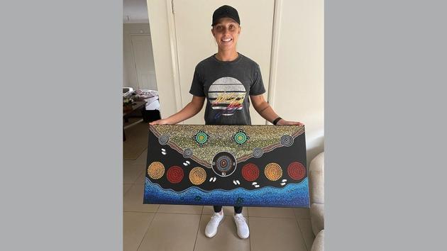 In order to stave off the boredom during the self-isolation period because of the ongoing coronavirus pandemic, Australia women cricketer Ashleigh Gardner has taken up painting. (Ashleigh Gardner/Instagram) In order to stave off the boredom during the self-isolation period because of the ongoing coronavirus pandemic, Australia women cricketer Ashleigh Gardner has taken up painting. (Ashleigh Gardner/Instagram)