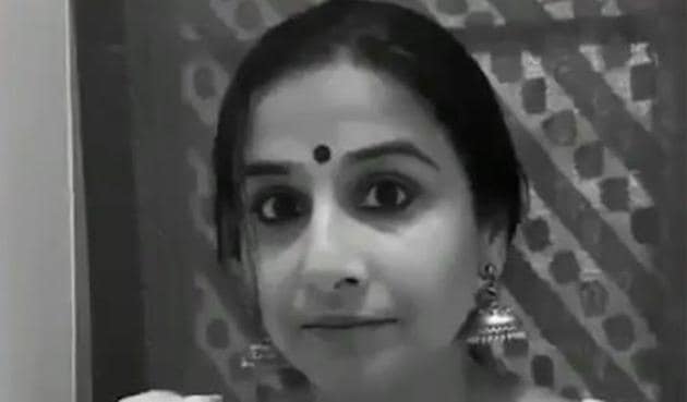 Vidya Balan in a still from the video. Vidya Balan in a still from the video.