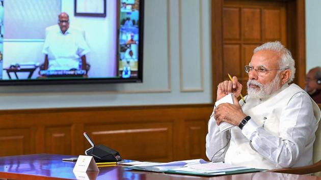 The Prime Minister said the world is now facing a common challenge that will test humanity’s resilience. The pandemic has affected more than 15,000 people in India and more than 23 lakhs across the globe.(PTI) The Prime Minister said the world is now facing a common challenge that will test humanity’s resilience. The pandemic has affected more than 15,000 people in India and more than 23 lakhs across the globe.(PTI)