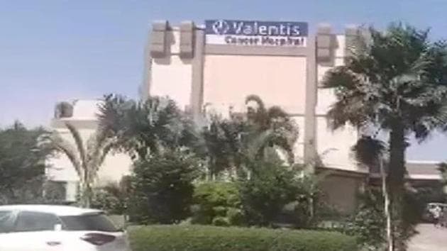 The Valentis Cancer Hospital in Meerut.(ANI photo)