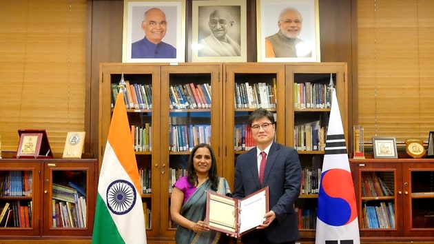 The kits will be delivered to India by the South Korean firm, Humasis Ltd, in four lots from April 30, said a statement from the Indian embassy in Seoul.(Photo: Indian Embassy/ Seoul)