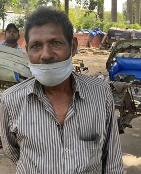 Sunder, a rickshawala, in Chandigarh’s Sector 35, wishes he could return to his village in Uttar Pradesh. (HT PHOTO) Sunder, a rickshawala, in Chandigarh’s Sector 35, wishes he could return to his village in Uttar Pradesh. (HT PHOTO)