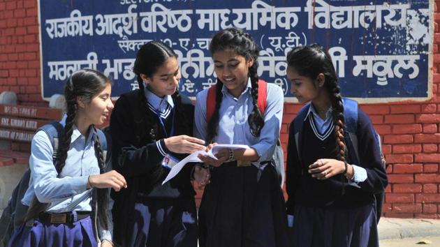 The results were announced by the education department on virtual platforms on Monday. (HT)