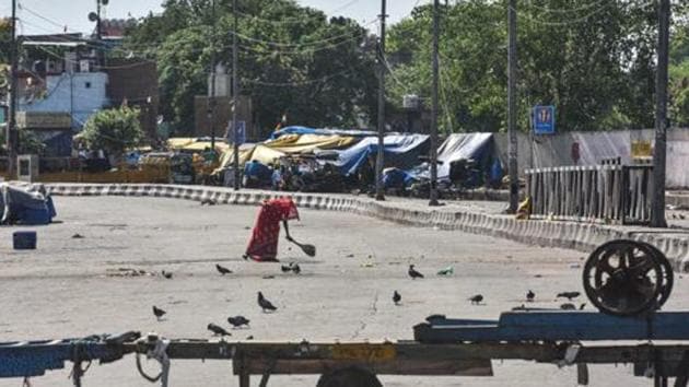 The nationwide lockdown period is set to end on May 3. (Sanchit Khanna/HT photo) The nationwide lockdown period is set to end on May 3. (Sanchit Khanna/HT photo)