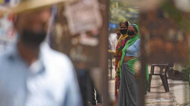According to government officials, the area has emerged as a new cluster within an already notified containment zone. (Sanchit Khanna/HT photo for representation) According to government officials, the area has emerged as a new cluster within an already notified containment zone. (Sanchit Khanna/HT photo for representation)