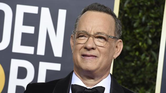 Tom Hanks arrives at the 77th annual Golden Globe Awards at the Beverly Hilton Hotel in Beverly Hills.(Jordan Strauss/Invision/AP)