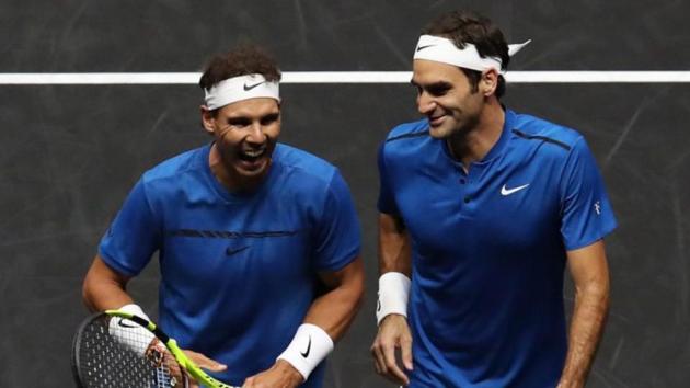 File image of Rafael Nadal and Roger Federer (Twitter) File image of Rafael Nadal and Roger Federer (Twitter)