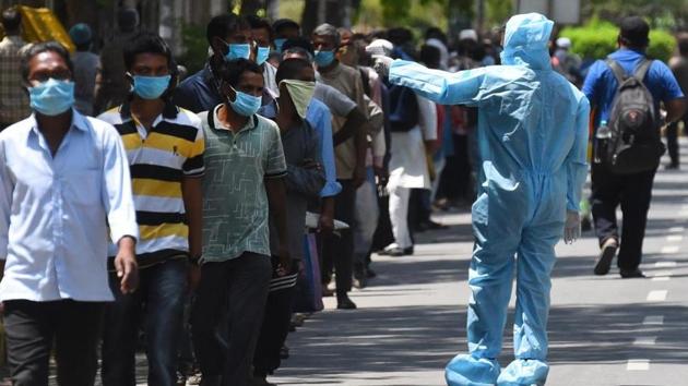 ICMR will run ground tests with the rapid testing kits to check if they are malfunctioning. (HT Photo/Raj K Raj) ICMR will run ground tests with the rapid testing kits to check if they are malfunctioning. (HT Photo/Raj K Raj)