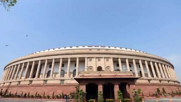 A Lok Sabha staffer has tested positive for Covid-19. (Sonu Mehta/HT PHOTO) A Lok Sabha staffer has tested positive for Covid-19. (Sonu Mehta/HT PHOTO)