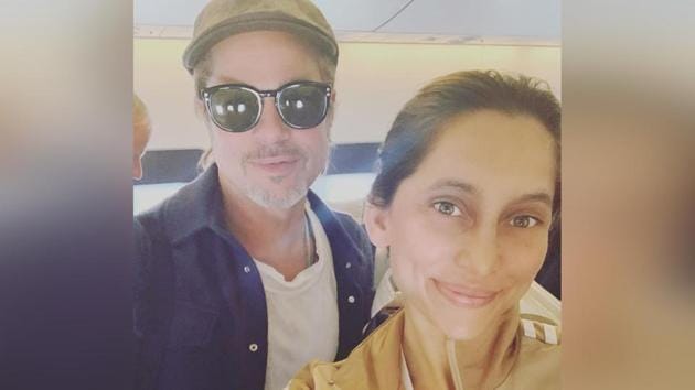 Anusha Dandekar met Brad Pitt on a flight last year. Anusha Dandekar met Brad Pitt on a flight last year.