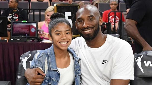 Gianna Bryant and Kobe Bryant (Twitter) Gianna Bryant and Kobe Bryant (Twitter)