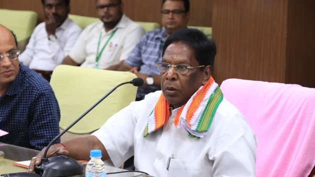Puducherry chief minister V Narayanasamy said, “Even if the Central government decides to lift it, we will take a call depending on the local conditions.” (Photo: ANI) Puducherry chief minister V Narayanasamy said, “Even if the Central government decides to lift it, we will take a call depending on the local conditions.” (Photo: ANI)