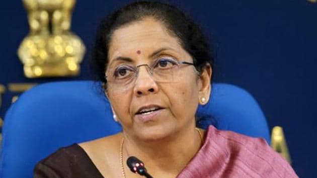 Union Finance Minister Nirmala Sitharaman.(Bloomberg file photo)