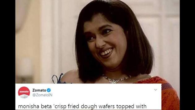 Zomato’s Maya-inspired tweet prompted tons of reactions.(Screengrab) Zomato’s Maya-inspired tweet prompted tons of reactions.(Screengrab)