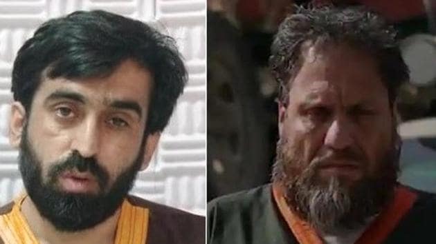 Islamic State of Khorasan Province’s Munib Mohammad (Left) was coordinating the group’s activities with Pakistan’s ISI and other terror groups such as LeT and Haqqani network(Screengrab/Afghan NDS)