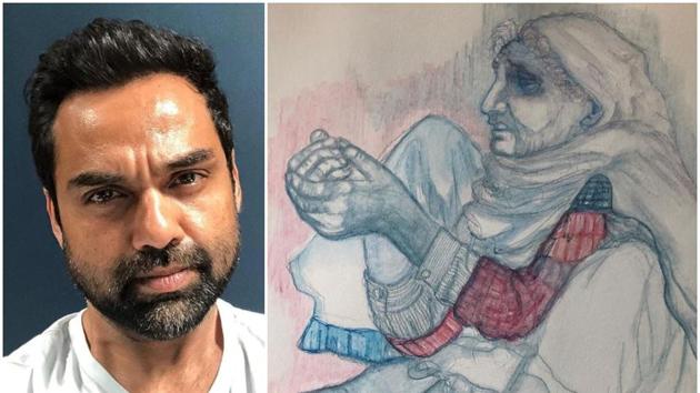 Abhay Deol has taken to drawing during the coronavirus pandemic.