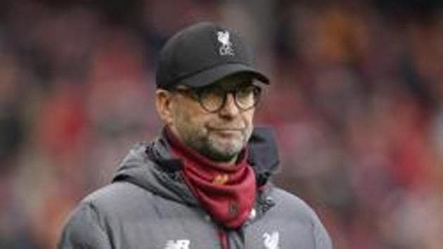 Liverpool's manager Jurgen Klopp stands prior to the start of the English Premier League soccer match between Liverpool and Bournemouth at Anfield stadium in Liverpool. (AP) Liverpool's manager Jurgen Klopp stands prior to the start of the English Premier League soccer match between Liverpool and Bournemouth at Anfield stadium in Liverpool. (AP)