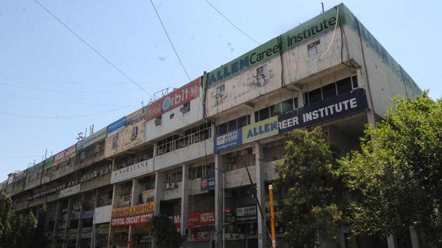 Normally, coaching institutes have completed new enrolments by this time of the year and classes are in full swing. (Keshav Singh/HT) Normally, coaching institutes have completed new enrolments by this time of the year and classes are in full swing. (Keshav Singh/HT)
