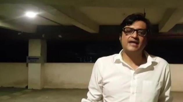 Television journalist Arnab Goswami said his car was attacked in Mumbai after midnight.(ANI Photo)