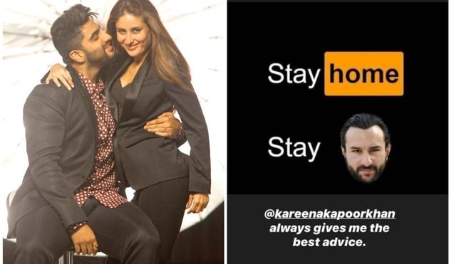 Arjun Kapoor took to his Instagram stories to share the advice that Kareena Kapoor Khan gave him.