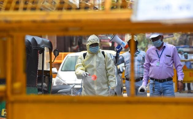 The nationwide lockdown to contain the spread of Covid-19 was announced on March 24.(Raj K Raj/HT photo) The nationwide lockdown to contain the spread of Covid-19 was announced on March 24.(Raj K Raj/HT photo)