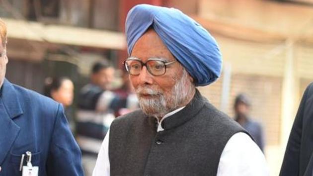 Manmohan Singh made the remark while addressing the Congress Working Committee (CWC) through video-conferencing (Raj K Raj/HT PHOTO) Manmohan Singh made the remark while addressing the Congress Working Committee (CWC) through video-conferencing (Raj K Raj/HT PHOTO)