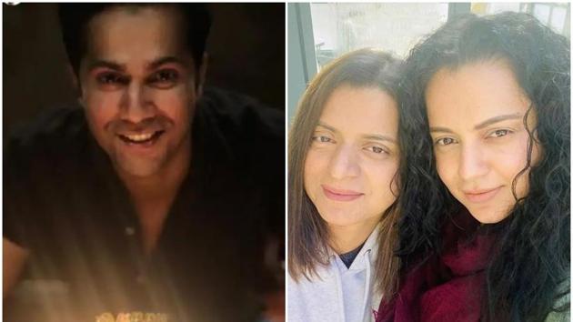 Varun Dhawan celebrated his 33rd birthday at home with family and a police complaint was filed against Kangana Ranaut.