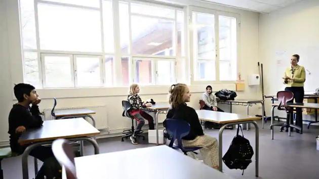 Pupils in their final year were already due to go back to school on May 4. (AP file) Pupils in their final year were already due to go back to school on May 4. (AP file)