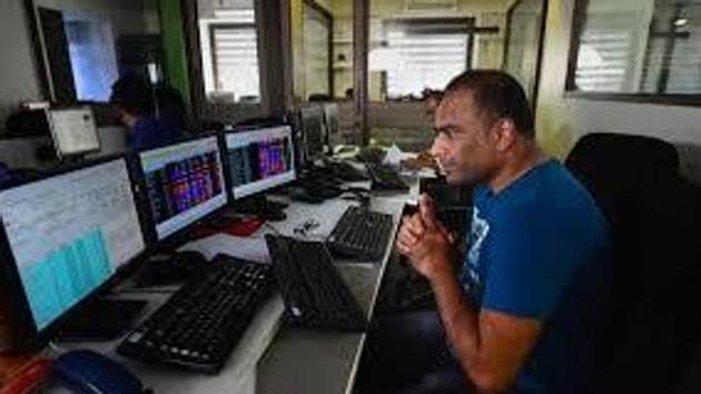 The 30-share BSE Sensex settled 535.86 points or 1.68 per cent down at 31,327.22, while the NSE Nifty declined 159.50 points, or 1.71 per cent, to 9,154.40. (HT photo) The 30-share BSE Sensex settled 535.86 points or 1.68 per cent down at 31,327.22, while the NSE Nifty declined 159.50 points, or 1.71 per cent, to 9,154.40. (HT photo)