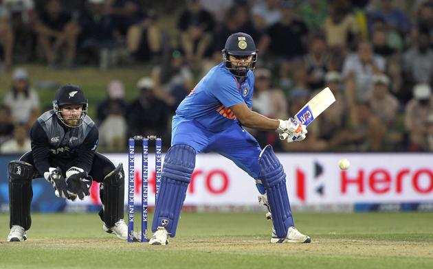 Rohit Sharma in action.(ANI)