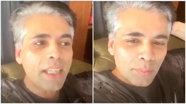 Karan Johar has decided to embrace his age with his new look.