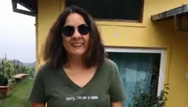 Neena Gupta at her house in Mukteshwar. Neena Gupta at her house in Mukteshwar.