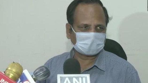 State health minister Satyendar Jain also aid that the decision on easing lockdown in Delhi will be taken post April 30.(ANI Photo)