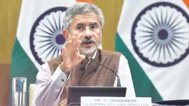 S Jaishankar had telephone conversations with the foreign ministers of Saudi Arabia and Oman on Thursday and with the foreign ministers of Qatar, the United Arab Emirates (UAE) and Palestine on Friday. (HT Photo) S Jaishankar had telephone conversations with the foreign ministers of Saudi Arabia and Oman on Thursday and with the foreign ministers of Qatar, the United Arab Emirates (UAE) and Palestine on Friday. (HT Photo)