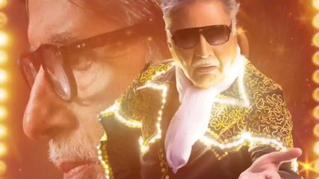Amitabh Bachchan and Vikram Gokhale on the post of AB Aani CD. Amitabh Bachchan and Vikram Gokhale on the post of AB Aani CD.