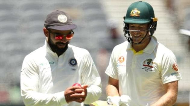 File image of Virat Kohli, Tim Paine (Twitter) File image of Virat Kohli, Tim Paine (Twitter)