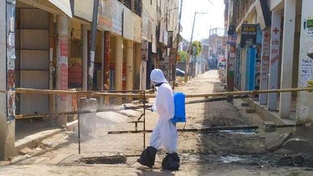 To date, eight positive cases have been reported in Nayagaon, of which seven are either employees of PGIMER or their primary contacts. (HT FILE) To date, eight positive cases have been reported in Nayagaon, of which seven are either employees of PGIMER or their primary contacts. (HT FILE)