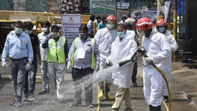 Sudip Roy Barman has alleged that an additional ₹5.45 lakh was paid for the supply of 5,000 hand sanitiser bottles amid the ongoing nationwide lockdown restrictions, which have been imposed from March 25 to May 3, to contain the spread of Covid-19 outbreak. (Burhaan Kinu/HT PHOTO) Sudip Roy Barman has alleged that an additional ₹5.45 lakh was paid for the supply of 5,000 hand sanitiser bottles amid the ongoing nationwide lockdown restrictions, which have been imposed from March 25 to May 3, to contain the spread of Covid-19 outbreak. (Burhaan Kinu/HT PHOTO)