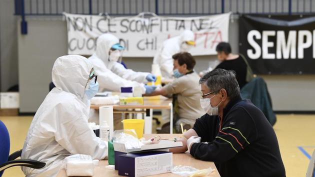 Italy began testing people after diagnosing its first local patient on February 21 in Codogno, a small town in Lombardy region. (Reuters file photo)