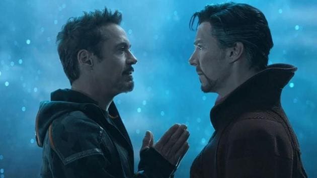 Tony Stark with Dr Strange in Avengers: Infinity War.