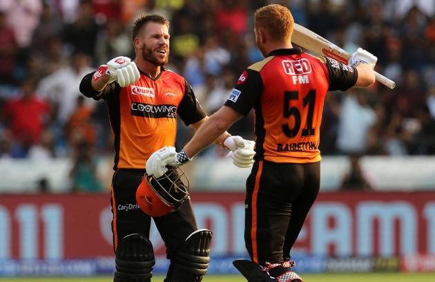 David Warner smashes ton. (IPL)
