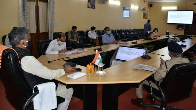 The decision was taken in a meeting chaired by chief minister Rawat (HT Photo) The decision was taken in a meeting chaired by chief minister Rawat (HT Photo)