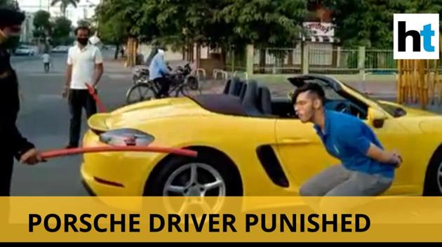 Covid-19: Luxury sports car driver punished in Indore amid lockdown ...