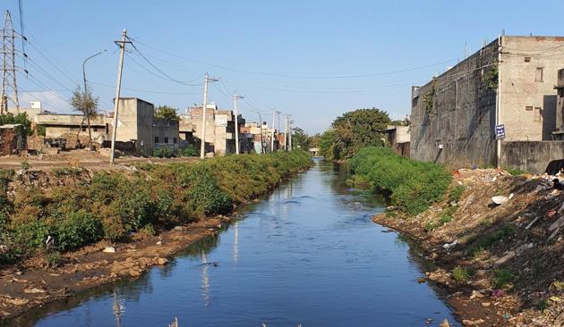 NGO says many villagers living near the nullah have been sharing videos showing reduced pollution in the stream. (HT File Photo) NGO says many villagers living near the nullah have been sharing videos showing reduced pollution in the stream. (HT File Photo)