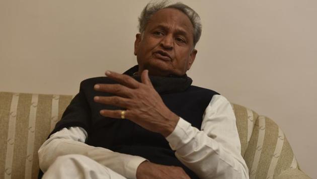 Rajasthan chief minister Ashok Gehlot (Anshuman Poyrekar/HT File Photo) Rajasthan chief minister Ashok Gehlot (Anshuman Poyrekar/HT File Photo)