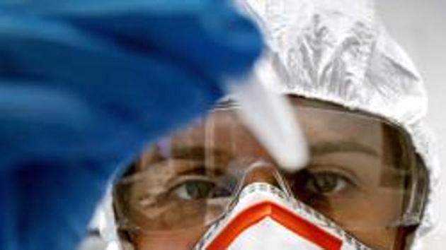 Governments around the world are struggling to limit the economic devastation unleashed by the virus, which has infected more than 2.8 million people. (Bloomberg file photo) Governments around the world are struggling to limit the economic devastation unleashed by the virus, which has infected more than 2.8 million people. (Bloomberg file photo)